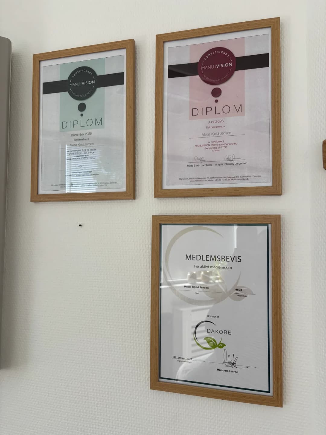 Diplom fra Manuvision-uddannelsen